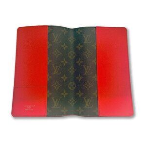 Louis Vuitton Emily Notebook Cover- Taurillon Colormania Red